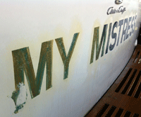 Custom boat lettering ideas